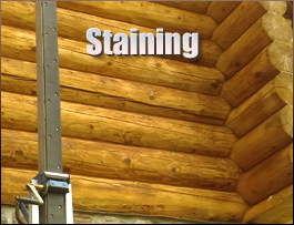  Fayette County, Alabama Log Home Staining
